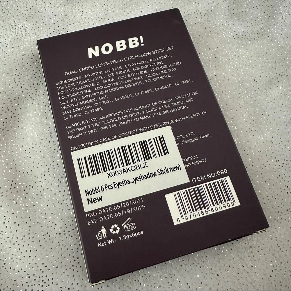 NOBB! Dual-Ended Long-Wear Eyeshadow Sticks Set of 6 - Picture 6 of 6